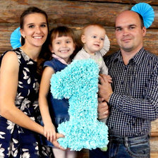 Схема вышивки «Семья Хлыстовых»