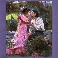 Схема вышивки «в саду»