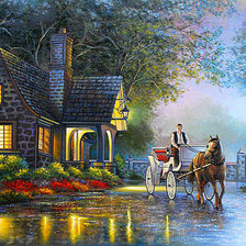 Схема вышивки «Карета подана...»