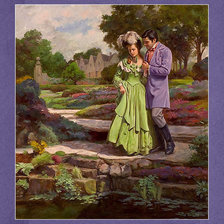 Схема вышивки «у водоема»