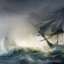 Схема вышивки «морской бой»