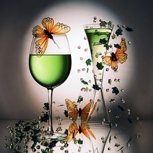 Схема вышивки «Бабочки»