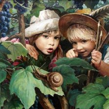 Схема вышивки «Дети»