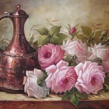 Схема вышивки «Розы»