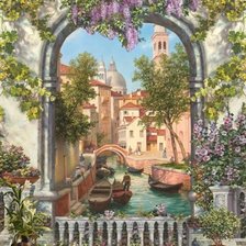 Схема вышивки «Венеция»