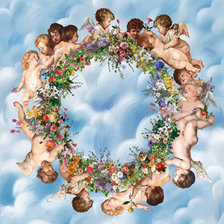 Схема вышивки «Ангелочки»