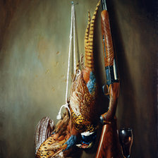 Схема вышивки «после охоты»