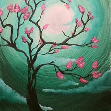 Схема вышивки «turquoise stree»