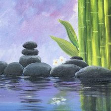 Схема вышивки «bamboo»