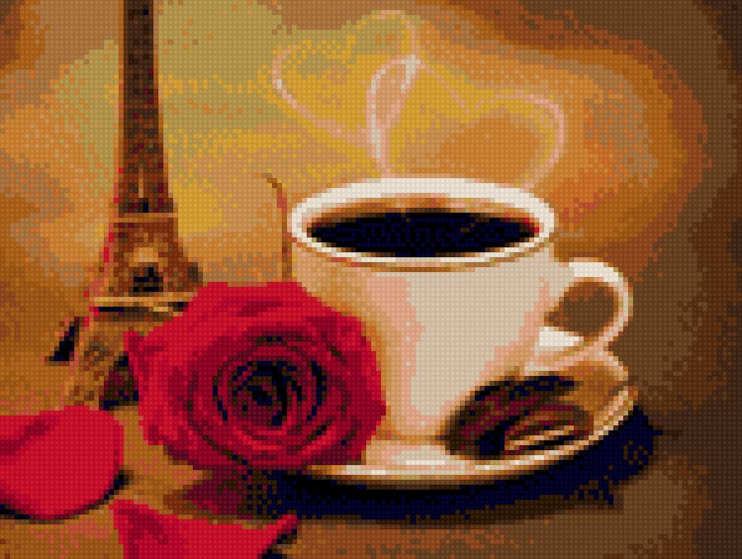 Кофе в Париже - чашка кофе - предпросмотр