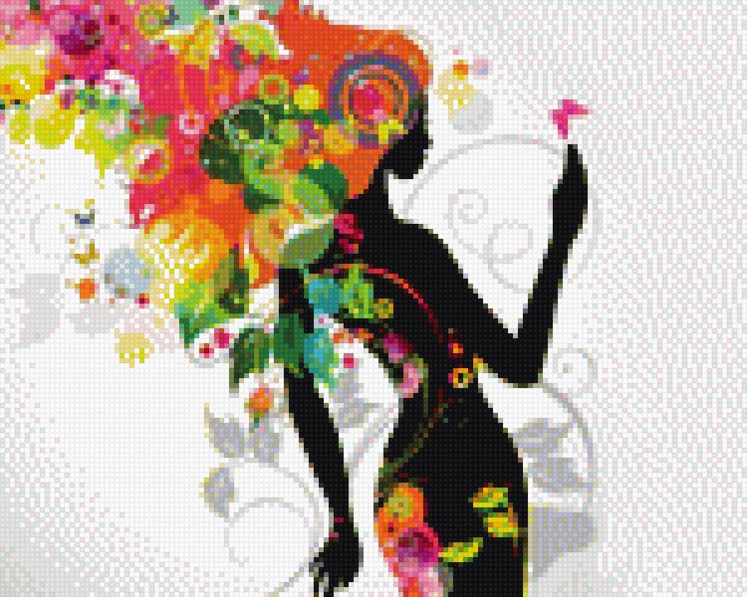 Силуэт девушки - девушка, силуэт - предпросмотр