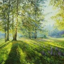 Схема вышивки «В солнечном лесу»