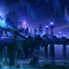 синий замок