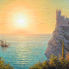 Схема вышивки «Море»