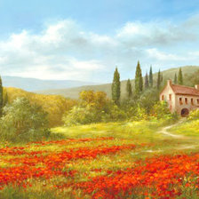 Схема вышивки «Тоскана»