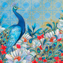 Схема вышивки «Павлин»