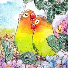 Схема вышивки «Акварель»