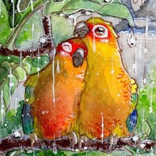 Схема вышивки «Акварель»