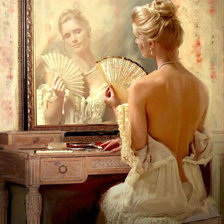 Схема вышивки «у зеркала»