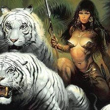 Схема вышивки «амазонка»