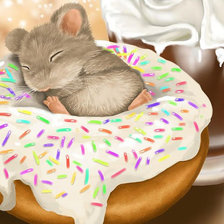 Схема вышивки «Мышонок»