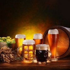 Схема вышивки «Пиво»