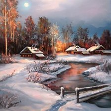 Схема вышивки «Zima - Anca Bulgaru»