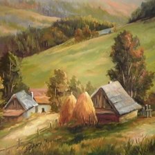 Схема вышивки «Anca Bulgaro - La poale de codru»