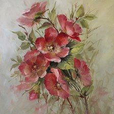 Схема вышивки «Шиповник»