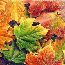 Схема вышивки «осень»