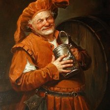 Схема вышивки «Шишкин А.А. - В погребке»