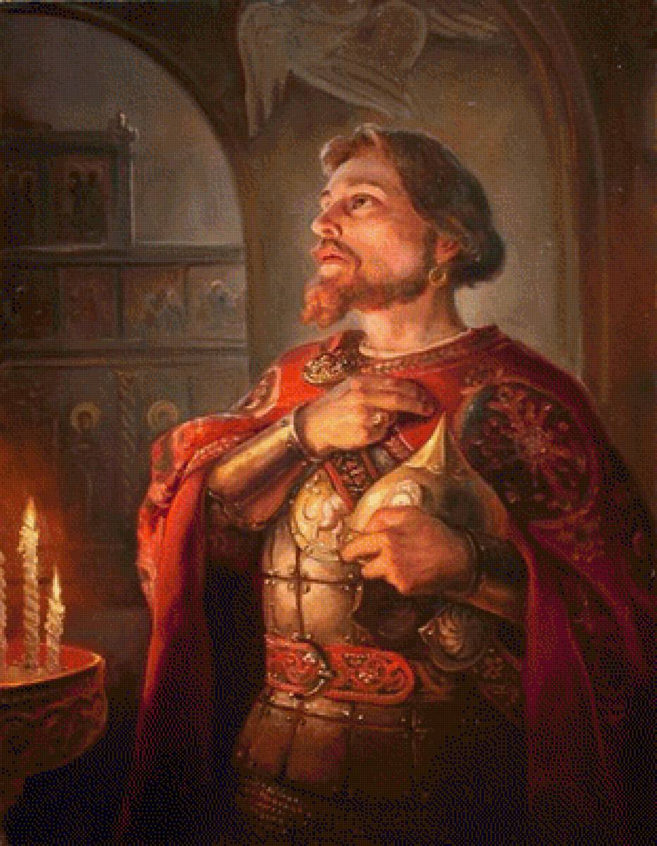 Шишкин А.А. -Перед боем - картины - предпросмотр