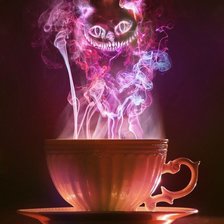 Схема вышивки «Чеширский кот»