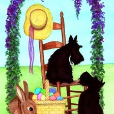 Схема вышивки «Синди Линч скотчи пасхальные»