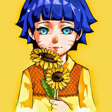 Схема вышивки «Химавари Узумаки»