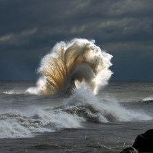 Схема вышивки «Волна»