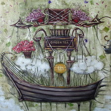 Схема вышивки «чай»