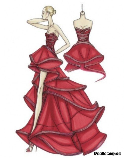 fashion sketch 2 - оригинал