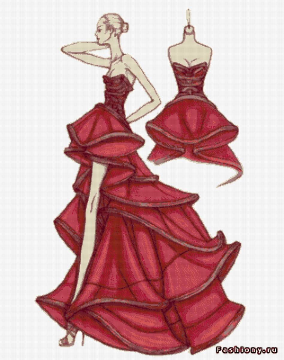 fashion sketch 2 - предпросмотр