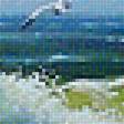 Предпросмотр схемы вышивки «Чайки над морем» (№1537507)
