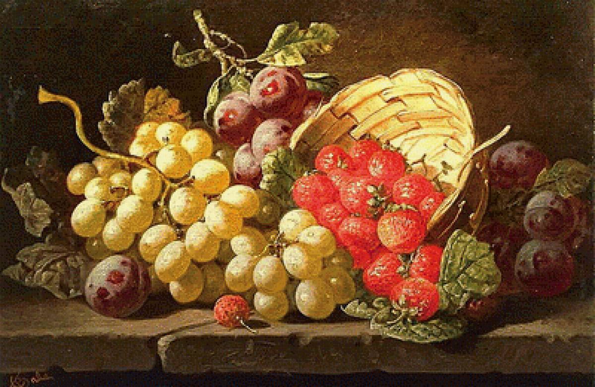 Натюрморт - вышивка крестом - предпросмотр