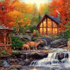 Схема вышивки «природа»