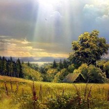 Схема вышивки «Луч света»