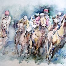 Схема вышивки «Акварель Роберто Андреоли»