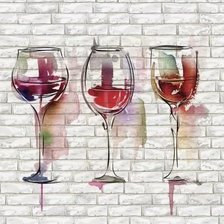 Схема вышивки «Вино»