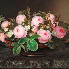 Схема вышивки «розы»