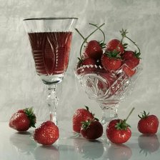 Схема вышивки «Клубника»