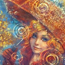 Схема вышивки «отражение»