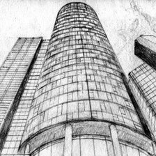 Схема вышивки «building tower»