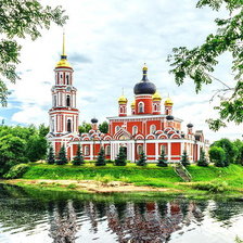 Схема вышивки «Воскресенский Собор Старая Русса»